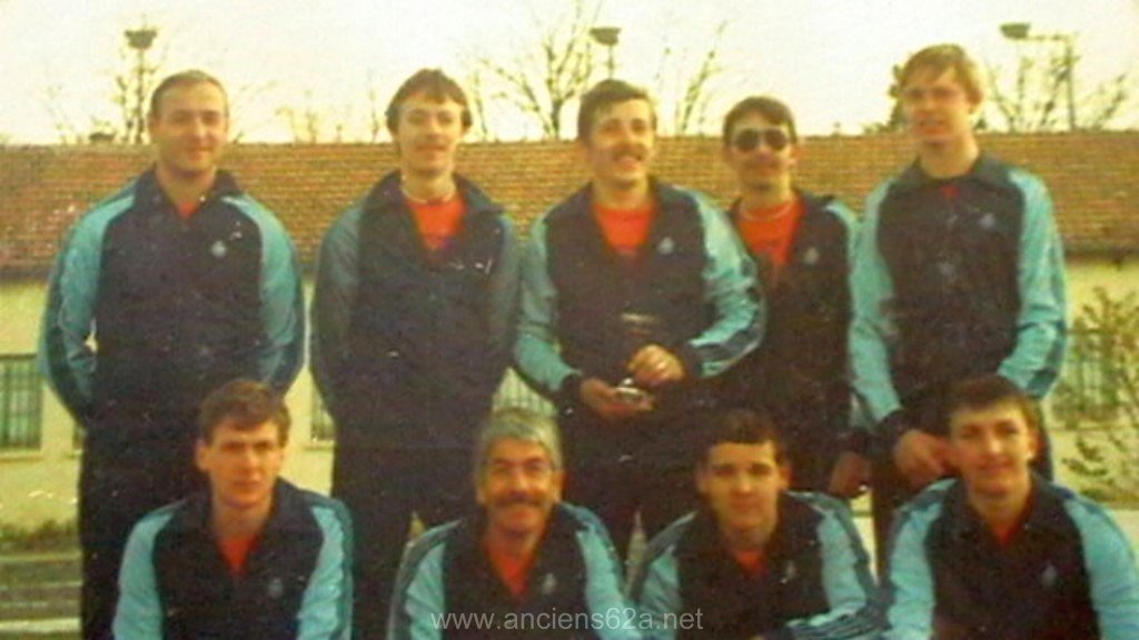 1980-81 Nîmes Patrick Barbier-Gilbert Dormans-Philippe Houman-Alain De Vos-Patrick Renard-Francis Vermersch (2)