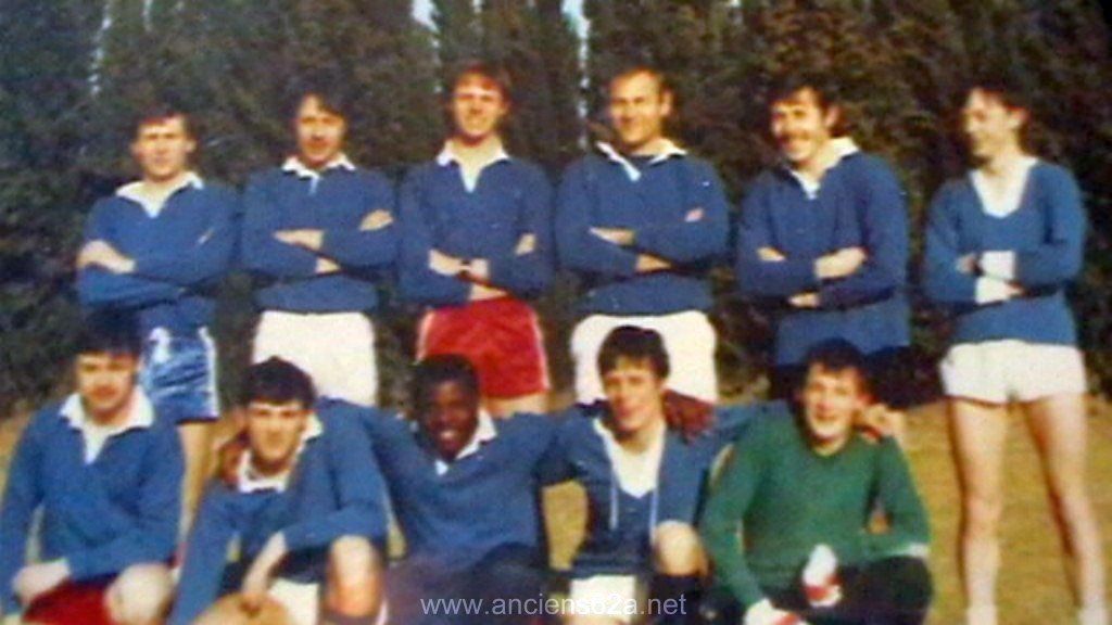 1980-81 Nîmes Patrick Renard-Patrick Barbier-Alain De Vos-Gilbert Dormans-Micha-Philippe Gallet-Marc Bodart-André Keymolen-Philippe Dormal (2)